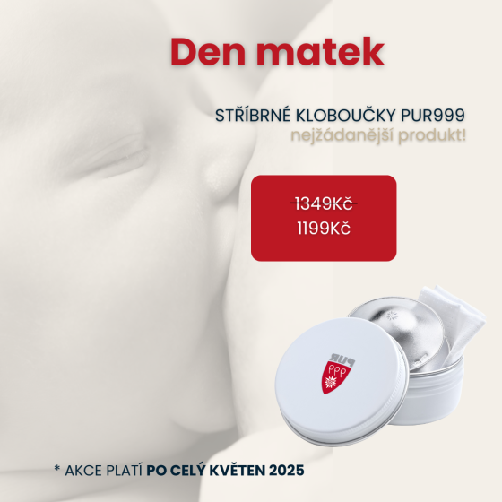 Stříbrné léčivé kloboučky...